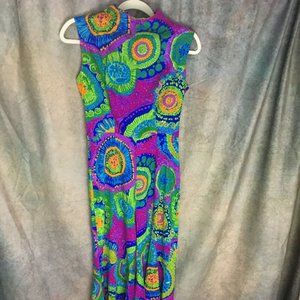 Vintage multi-color psychedelic jumpsuit!